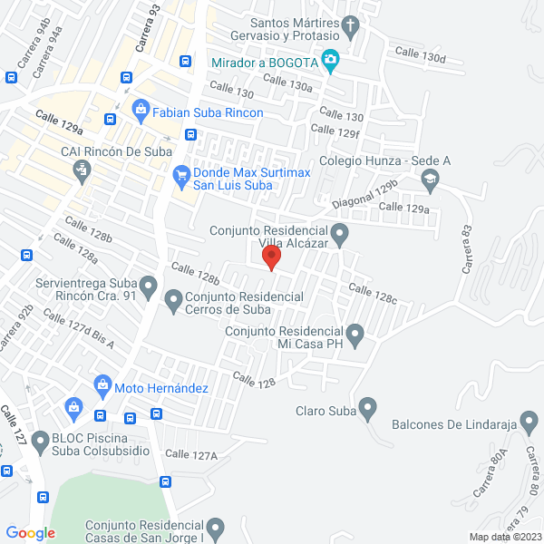 Mapa de Servicios De Construcciones Livianas Servipanel E.U.