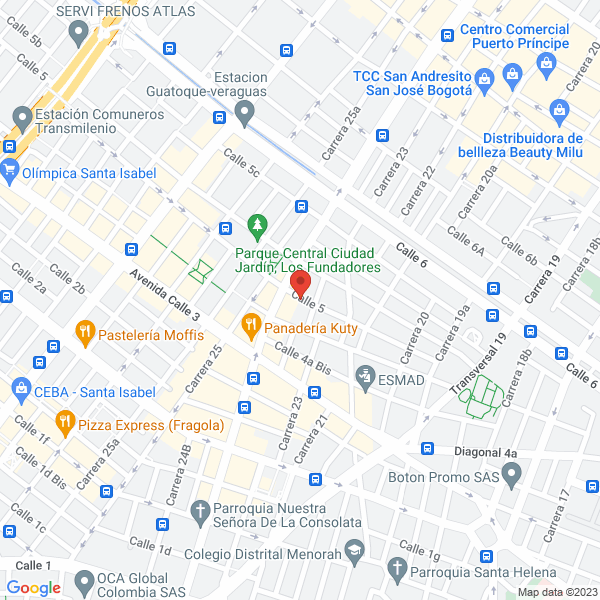 Mapa de Servicios Integrales De Transportes De Colombia S.A.S.