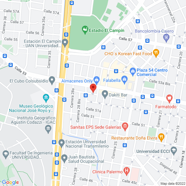 Mapa de Servicios Integrales Serpronto Ltda.
