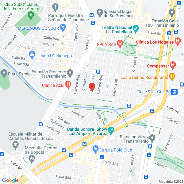 Mapa de Servicios Profesionales Audiovisuales S.A.S.