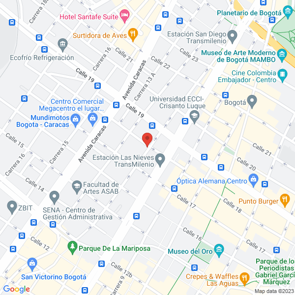 Mapa de Servicios Y Comunicaciones Empresariales Syce S.A.S.
