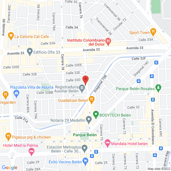 Mapa de Punto Servicios.Com