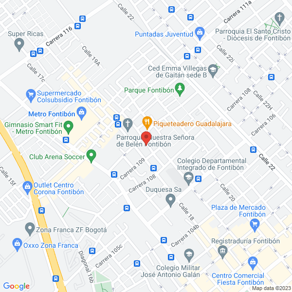 Mapa de Pv & Gm Construcciones S.A.S.