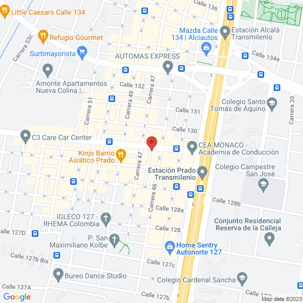 Mapa de Quality Dent Odontólogos Especialistas S.A.S.