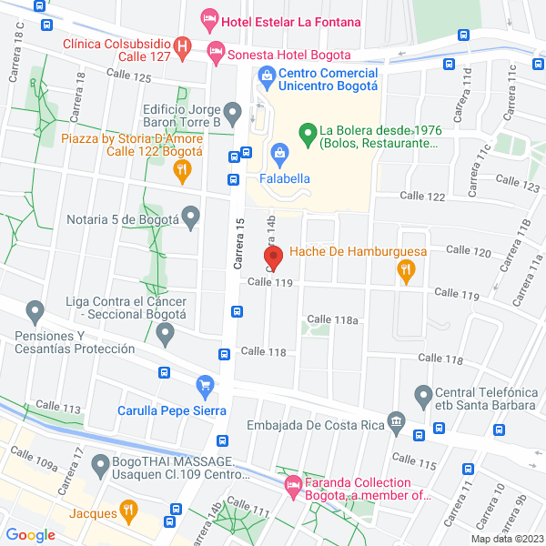Mapa de Qube System Sas