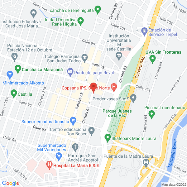 Mapa de Taller Y Parqueadero La 67