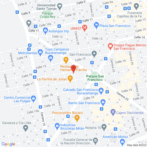 Map of Talleres Piñeres