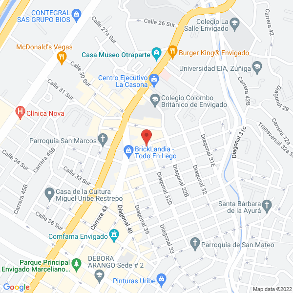 Mapa de Tamayo Juan Guillermo