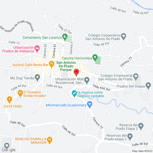 Mapa de Tapicería Prado