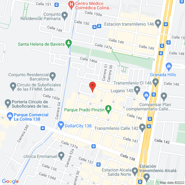 Mapa de Tecniautoamericana S.A.S.