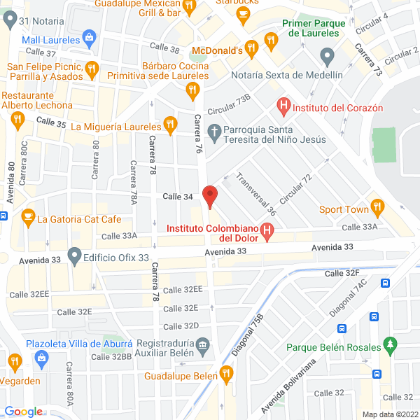 Mapa de Radid-O-Test Ltda