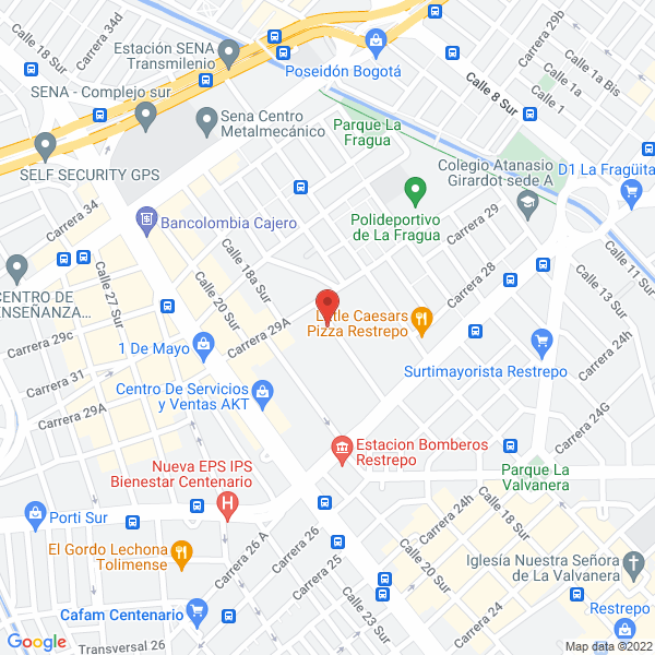 Mapa de Sistemas Metãlicos Torres Ltda.