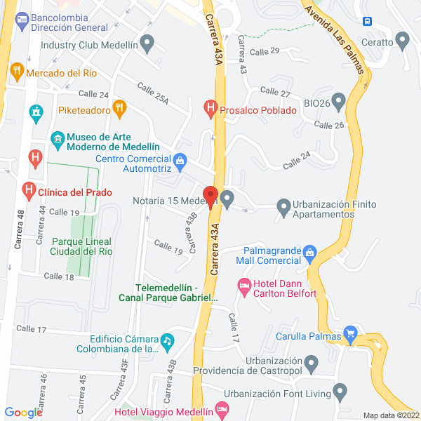 Mapa de Sitmobile Colombia S.A.S.