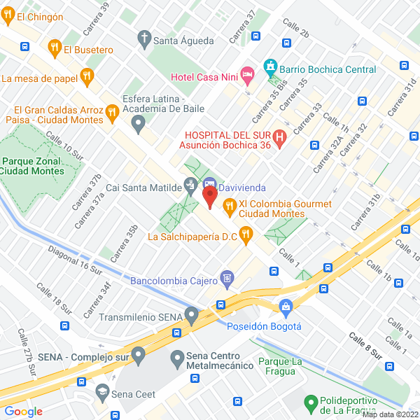 Mapa de Servicolor