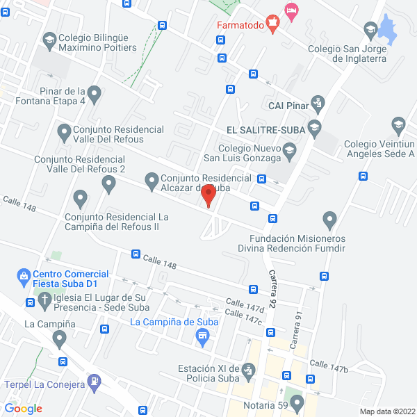 Mapa de Shama Colombia Ltda.