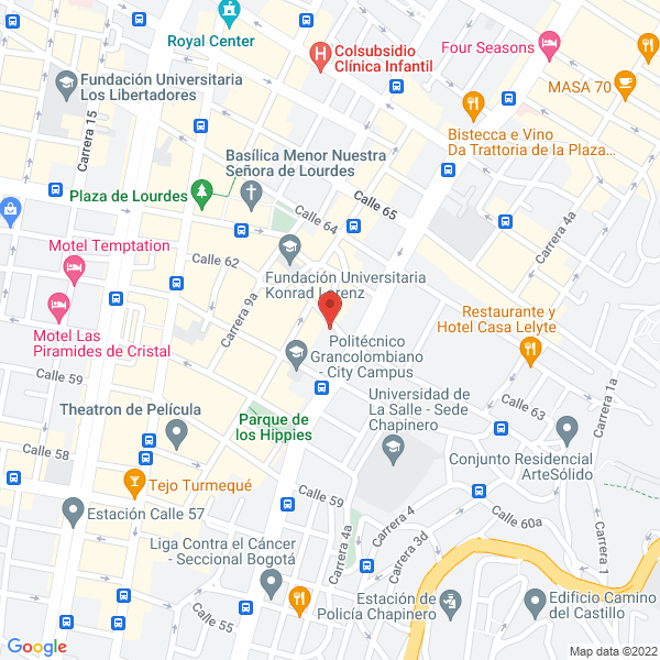 Mapa de Restaurante Las Margaritas