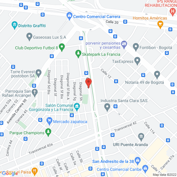 Mapa de Transportes En Camabajas Ltda