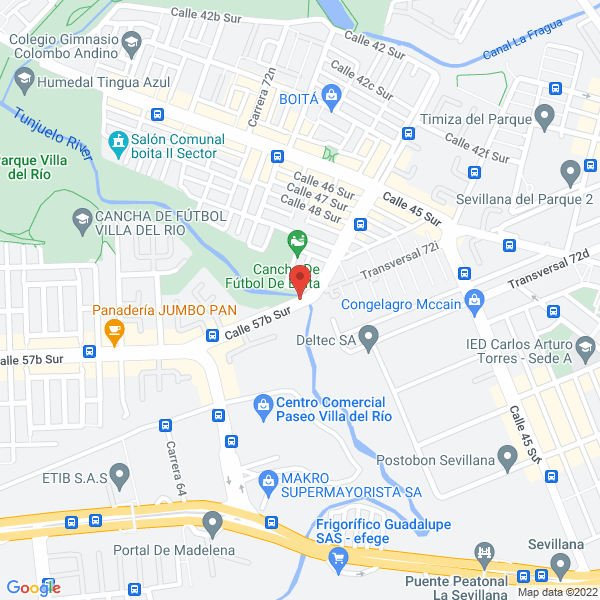 Mapa de Transportes Galtrans S.A.S.