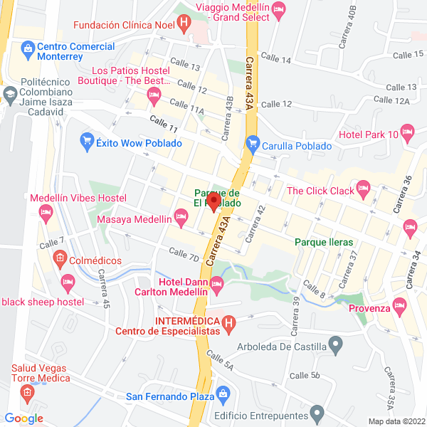 Mapa de Transportes Jaime Benites