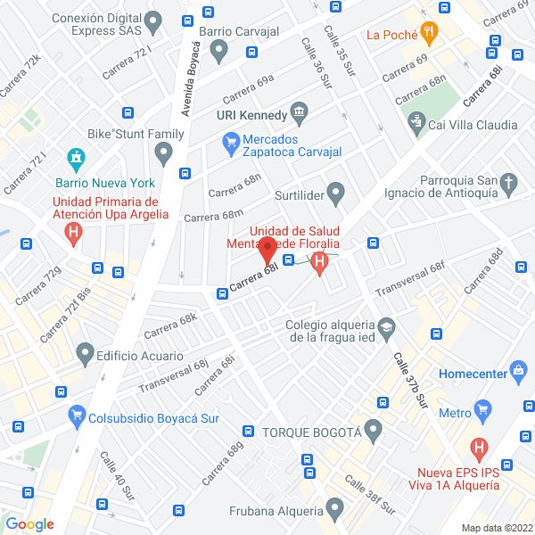 Mapa de Transportes Mendoza Ltda.