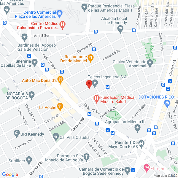 Mapa de Trimecroning Ltda.