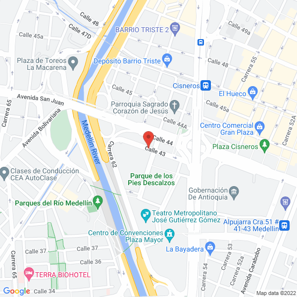 Mapa de Trío Universal