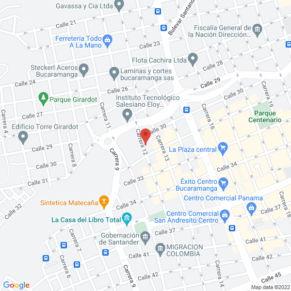 Map of Troqueles El Oriente