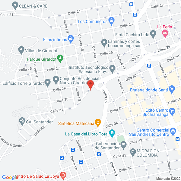 Map of Taller Fundiciones Del Oriente