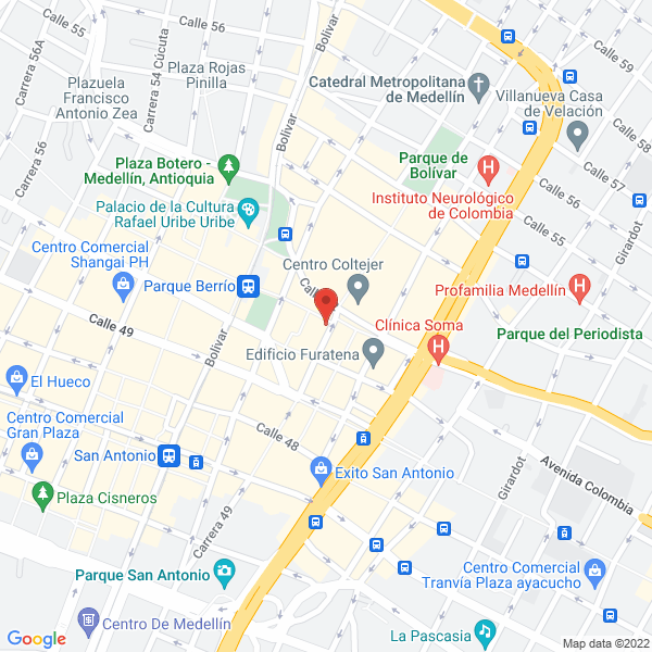 Mapa de Red Global De Servicios S.A.S
