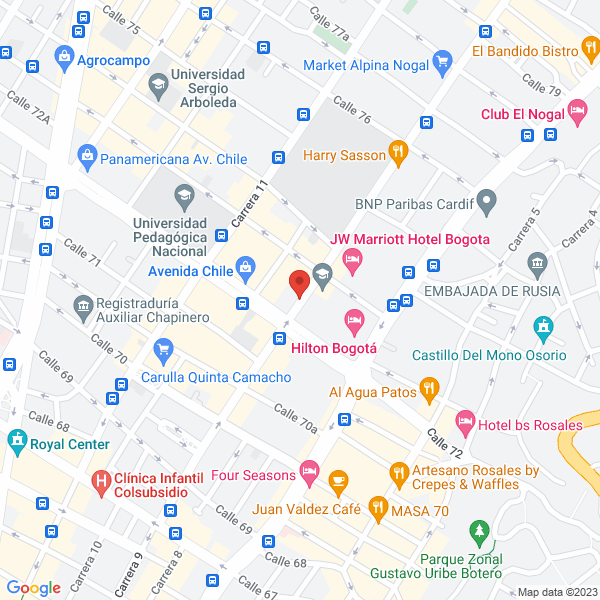 Mapa de Redseguro Agencia Colocadora De Seguros Ltda.