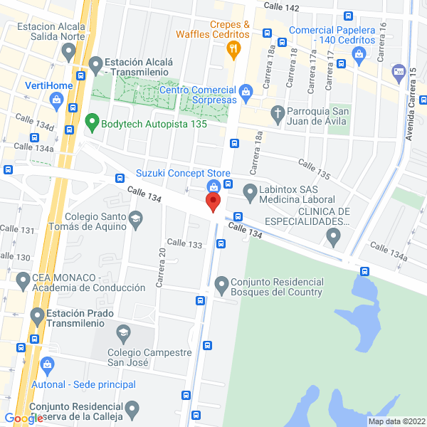 Mapa de Reforma De Trajes Y Tapetes