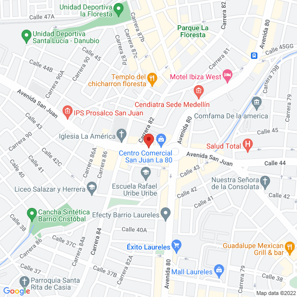 Mapa de Rentar Inmobiliario S.A.S