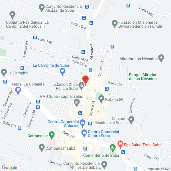 Mapa de Romican & Asociados S.A.S.