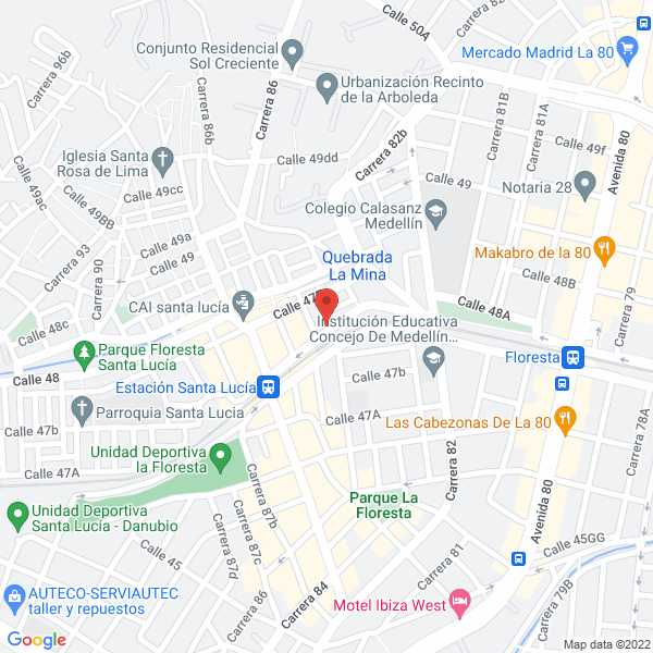 Mapa de Ropa Intima Taliana