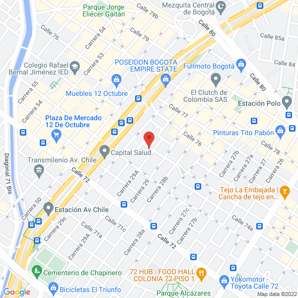 Mapa de Rosa Inversiones Ltda
