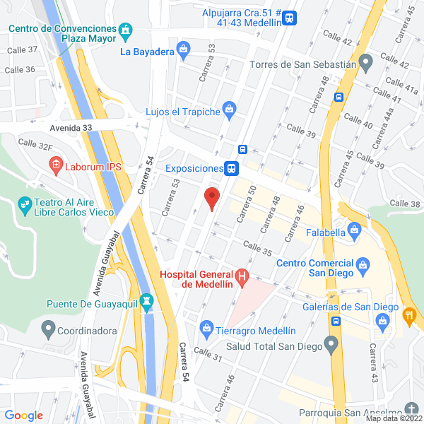 Mapa de Fibrasa Soluciones