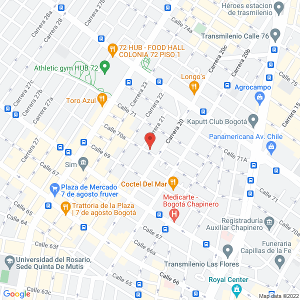 Mapa de Fotograbado Gonzalo Martínez S.A.S.