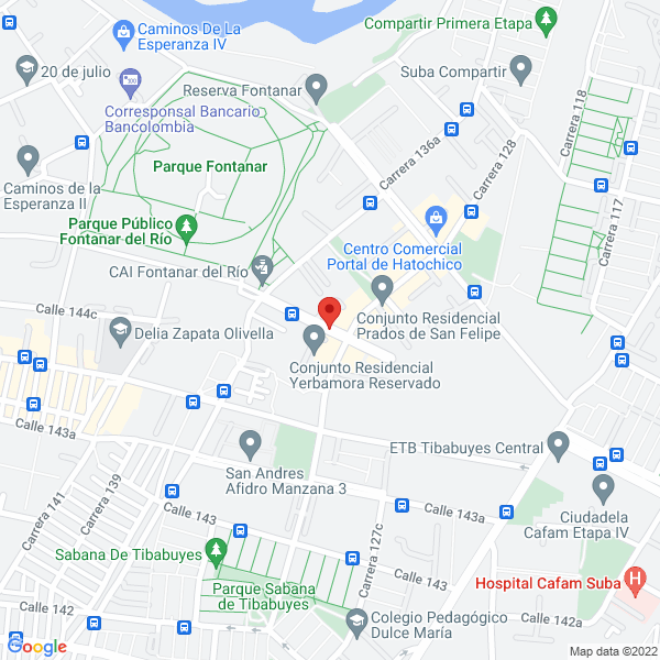 Mapa de Espacios Sanos Prados Y Jardines S.A.S