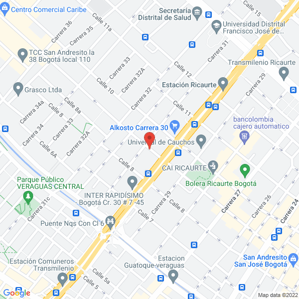 Mapa de Bocadillos Los Guayabos