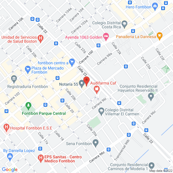 Mapa de Crystal Clean Colombia S.A.S