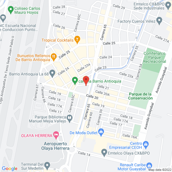 Mapa de Granpapel S.A.S.