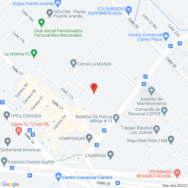 Mapa de Linea Express De Carga Ltda.