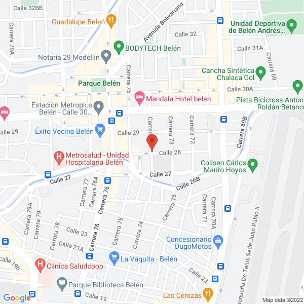 Mapa de Peluquería Luis Ángel