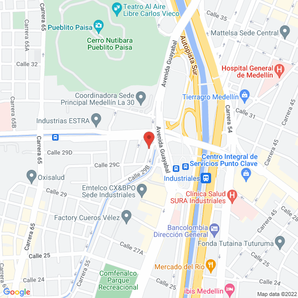 Mapa de Metalandes S.A.S.