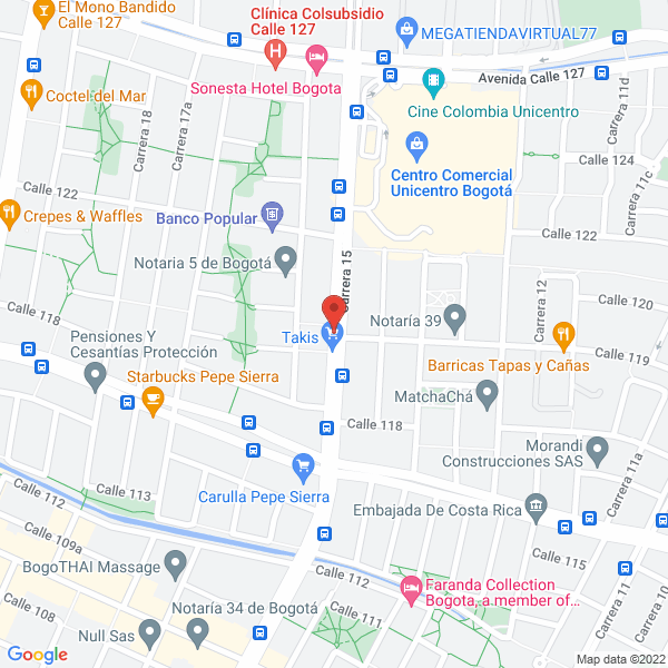 Mapa de Gestión Y Servicios Generales Hk S.A.S.