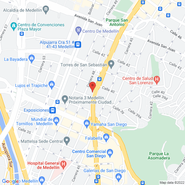 Mapa de Afinamos