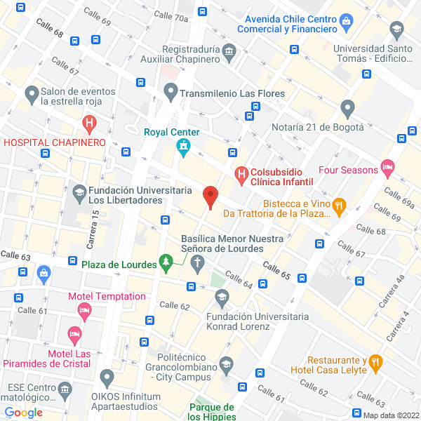 Mapa de Peluquería Roquelina