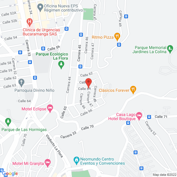 Map of Escuela De Taekwondo Kwando