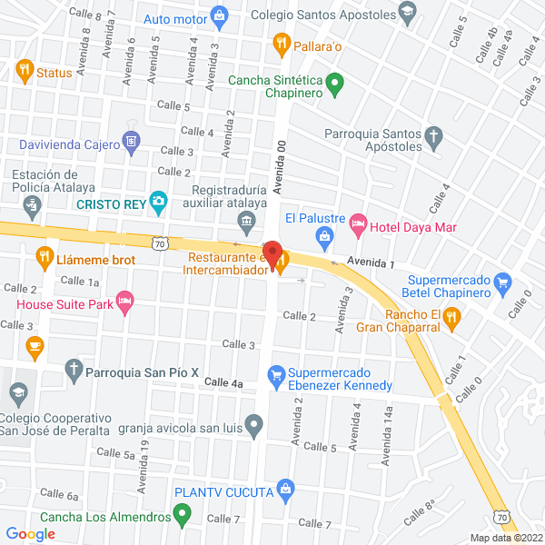Map of Restaurante Nueva Shangai