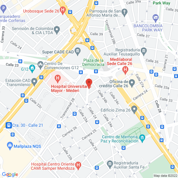 Mapa de Zetar S.A.S.
